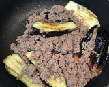 ご飯がすすむ！焼きナスのそぼろがけ作り方5写真