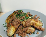 ご飯がすすむ！焼きナスのそぼろがけ作り方6写真
