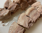 【簡単】梅酒と日本酒で作る豚角煮作り方2写真