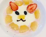 簡単ヨーグルトアート作り方7写真