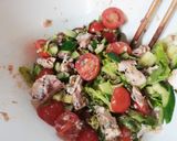 鯖の水煮缶★簡単冷製パスタ作り方7写真