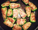 とろーり✨肉汁たっぷりピーマンの肉詰め。作り方5写真