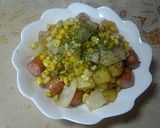 コーン入りジャーマンポテト作り方8写真