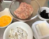 鶏ミンチバーグ☆離乳食中期~◎作り方1写真