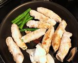 いんげんと人参の肉巻き＊取り分け幼児食作り方6写真