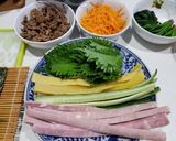 韓国料理 箸が止まらないキンパ作り方4写真