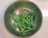 (小鉢) いんげんの胡麻和え作り方1写真
