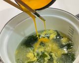 ふんわり卵とわかめのスープ作り方4写真