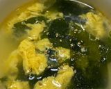 ふんわり卵とわかめのスープ作り方7写真