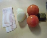 電子レンジでトマトと玉ねぎの一人カレー作り方2写真