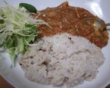 電子レンジでトマトと玉ねぎの一人カレー作り方9写真