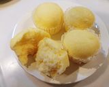 果物缶詰シロップで蒸しパン&米粉蒸しパン作り方7写真