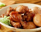 鶏手羽元と茹で卵の照り煮作り方8写真
