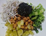 納豆と糠漬けののり和え作り方1写真