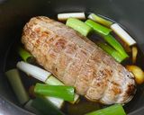 しっとりコク旨♪　焼き煮豚作り方5写真