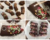 子供の日♪チョコバナナdeこいのぼり作り方4写真
