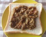 簡単カレートースト♡作り方1写真