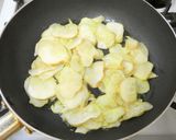 菊芋を炒めて作る！塩味☆ポテトチップス作り方3写真
