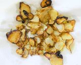 菊芋を炒めて作る！塩味☆ポテトチップス作り方6写真