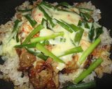 豚キムチご飯ピザ作り方4写真