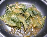 簡単！キャベツの外葉の味噌炒め作り方5写真