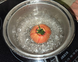 簡単おつまみ　トマトのキムチ和え作り方1写真