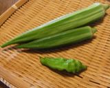 オクラのとろろご飯作り方1写真