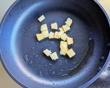 フライパンでクルトン作り方3写真