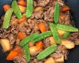水と砂糖を使わない肉じゃが作り方7写真