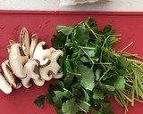 油揚げと椎茸の和え物作り方1写真