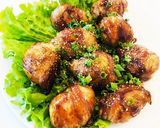 肉巻おにぎり　子供と作る簡単レシピ作り方5写真