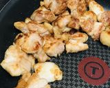 丼弁当●鶏もも肉の揚げ焼き丼作り方3写真
