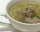 白だしつくねとキャベツのたっぷりスープ♡作り方4写真