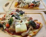 ピザの具材はしらすとじゃがいも★作り方4写真