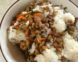 納豆と松前漬けの混ぜご飯作り方3写真