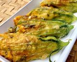 かぼちゃの花のテンペ入り野菜餃子作り方5写真