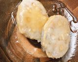 鶏豆腐ミンチ１「レンコンはさみ焼」作り方13写真