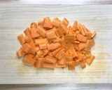 ＊材料４つ＊豚バラとにんじんの麺つゆ炒め作り方1写真