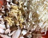 山菜ときのこのおこわ作り方3写真