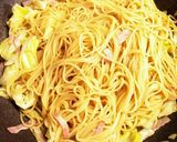 春キャベツとベーコンのパスタ作り方5写真