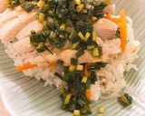 ネギだれで食べる海南鶏飯作り方11写真