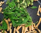 こしあぶら（灯台の芽）の混ぜご飯作り方3写真