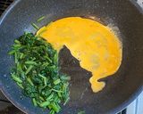 ごま油 de ほうれん草の炒飯作り方3写真