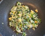 ごま油 de ほうれん草の炒飯作り方4写真
