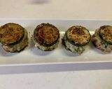 余った餃子の具で＊ズッキーニの挟み焼き＊作り方6写真