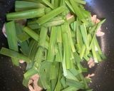 豚ニラ玉　作り方3写真