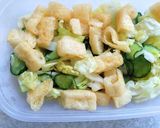 キャベツ・きゅうり・油揚げのマヨサラダ♪作り方3写真