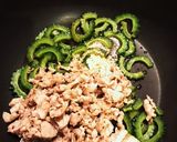 ゴーヤと豚肉の炒め作り方11写真