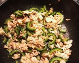 ゴーヤと豚肉の炒め作り方12写真