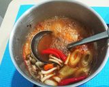 【男飯】鯖のキムチ鍋【一人鍋】作り方3写真
